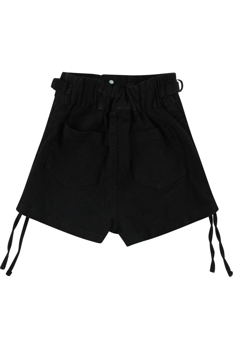 מכנסי שורט ORO קשירה בצדדים לילדות