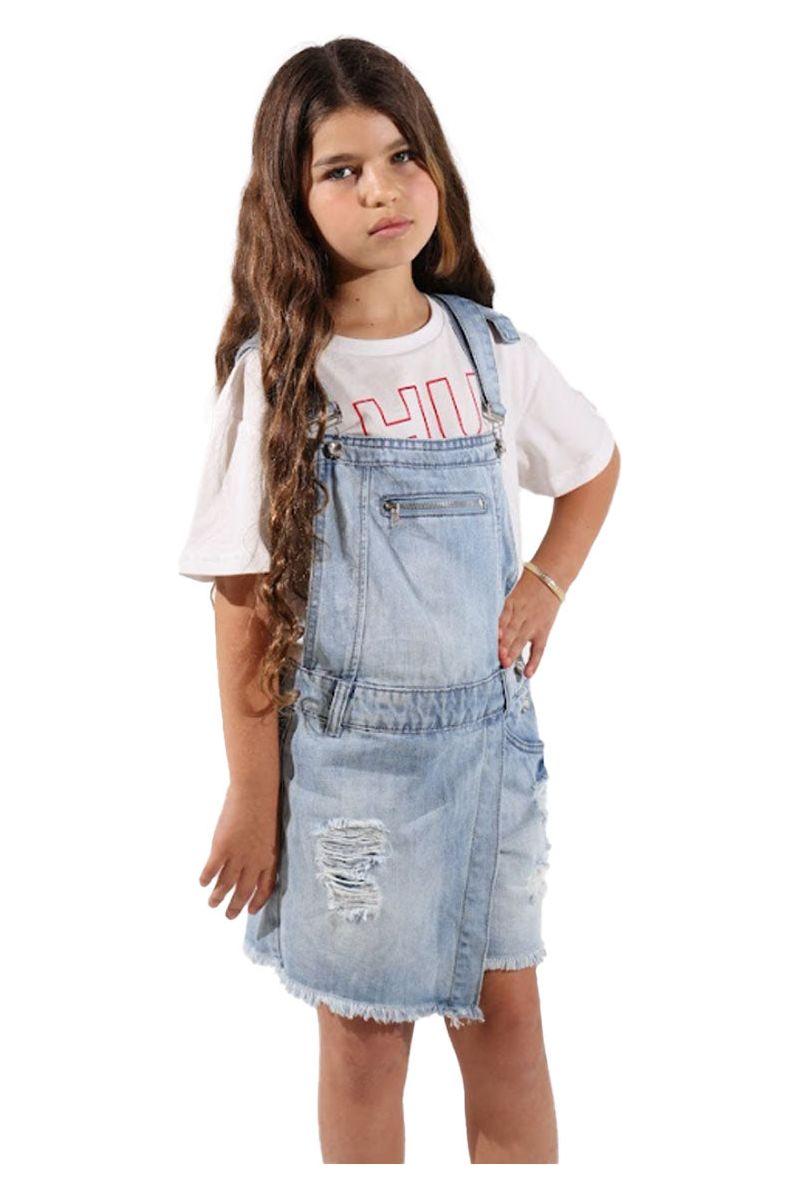 אוברול סרפן ג'ינס ORO לילדות