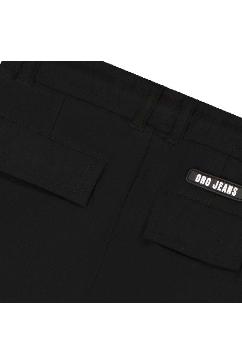 מכנסי דגמ"ח ORO כיס בצד לתינוקות Black / 3-6M