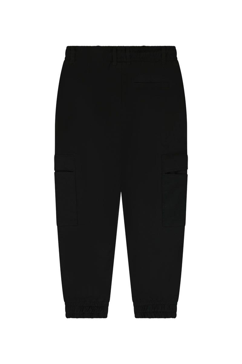 מכנסי דגמ"ח ORO כיסים בצד לילדים Black / 4Y