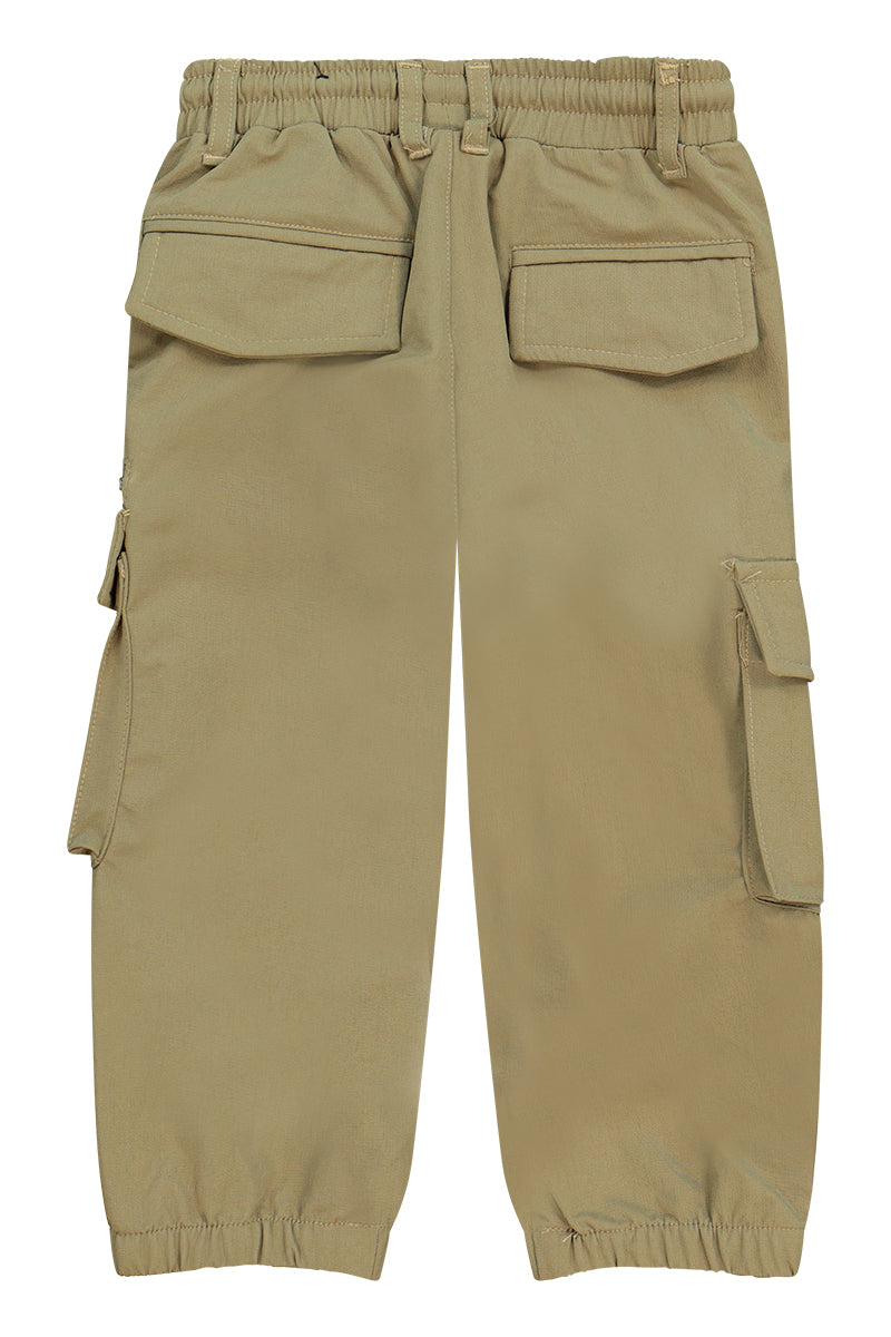 מכנסי דגמ"ח ORO כיסים בצדדים לתינוקות Green / 3-6M