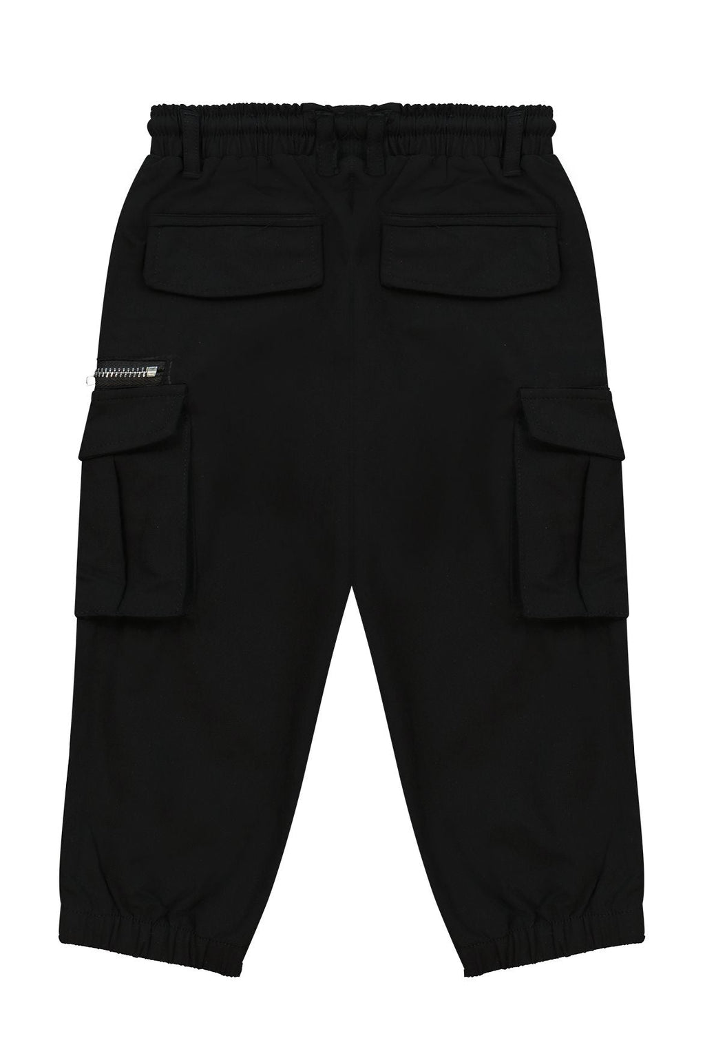 מכנסי דגמ"ח ORO כיסים בצדדים לתינוקות BLACK / 3-6M