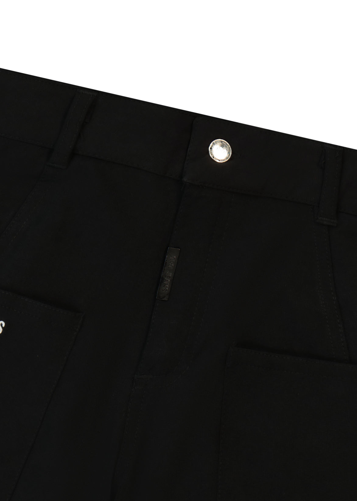 ברמודה ORO כיסי טלאי רחבים בחזית וכיס צד מודגש לילדים BLACK / 2Y