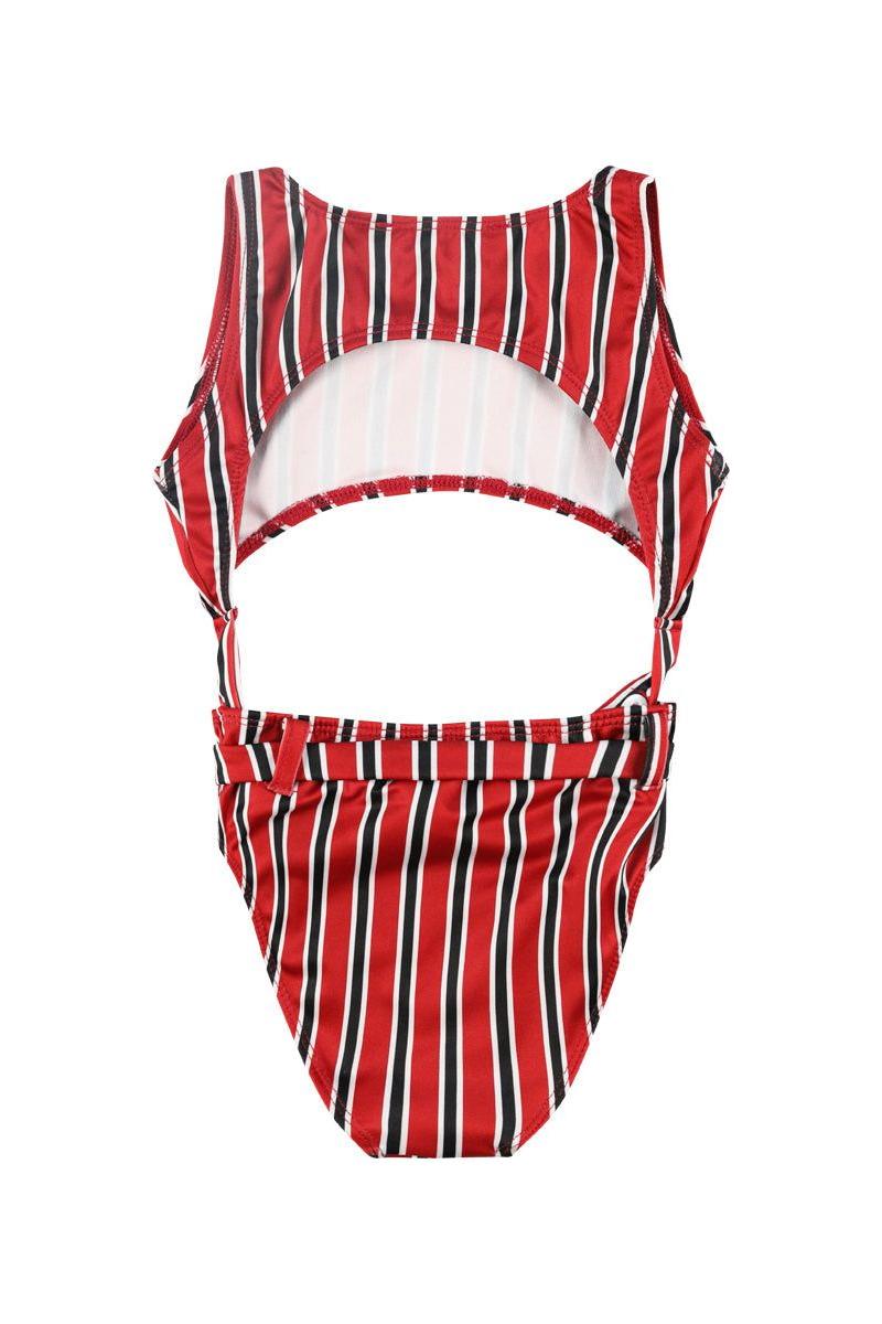 בגד ים שלם עם פתח חצי עיגול בבטן ORO בנות