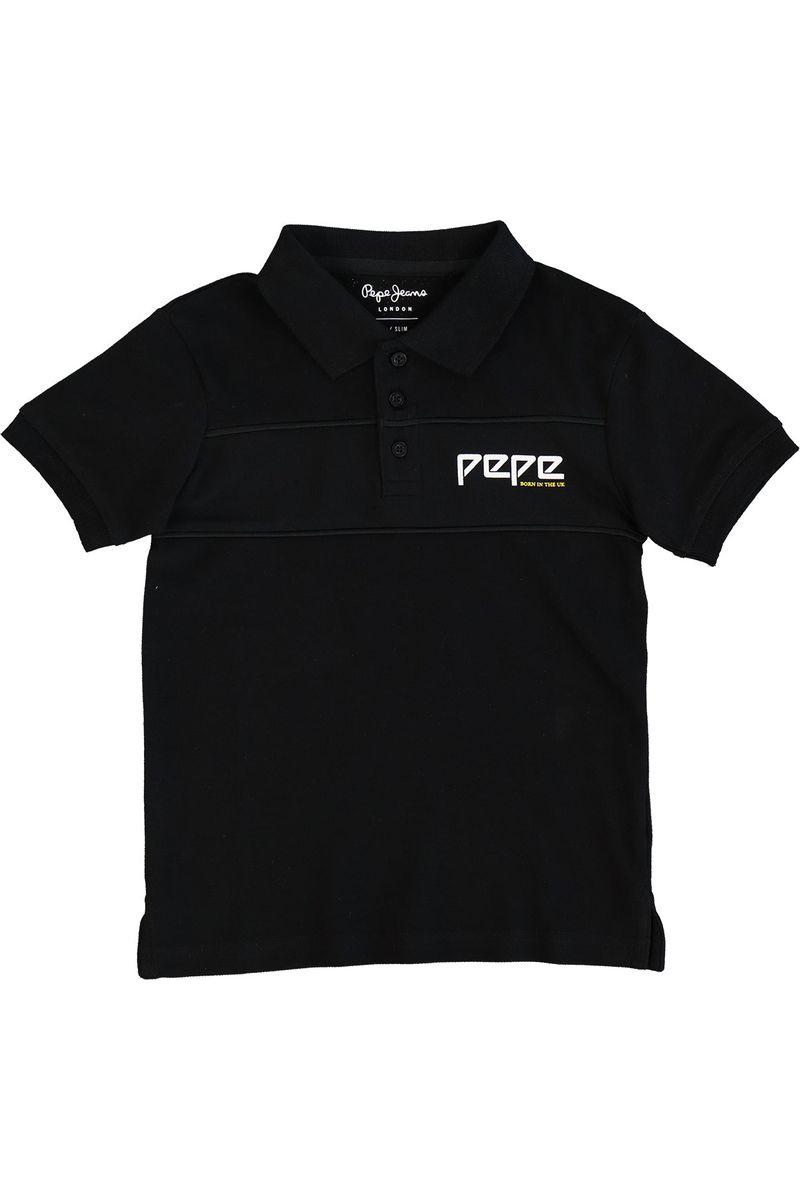 חולצת צווארון PEPE JEANS לוגו בצד לילדים