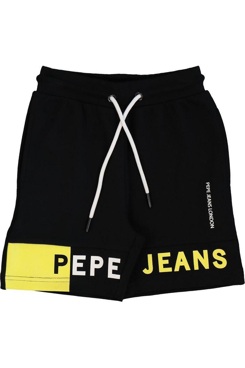 מכנסי שורט PEPE JEANS הדפס לוגו לילדים