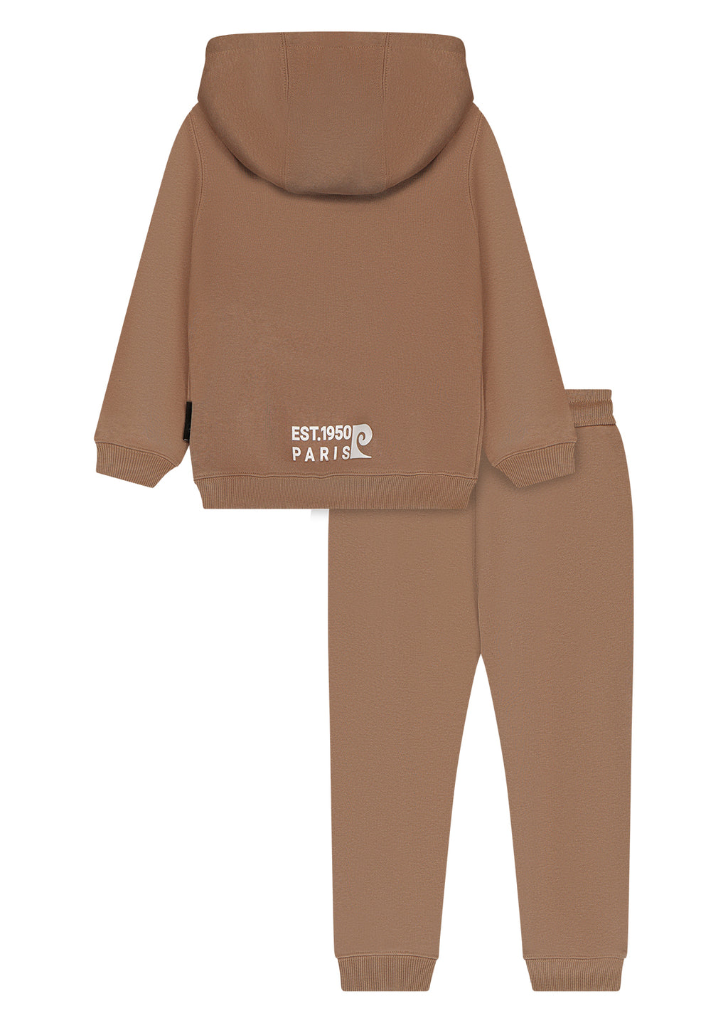 חליפת טרנינג PIERRE CARDIN לוגו מותג גדול באמצע לילדים BROWN / 2Y