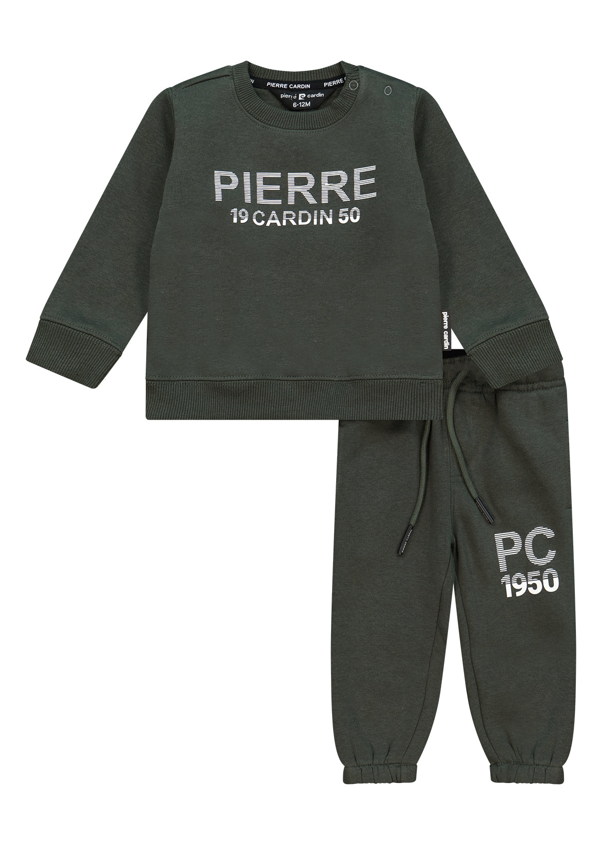 חליפת טרנינג PIERRE CARDIN לוגו גדול לתינוקות Green / 3-6M