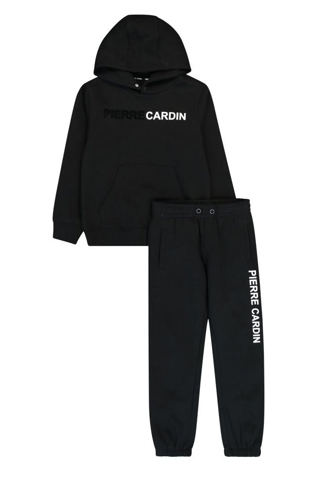 חליפת טרנינג PIERRE CARDIN קפוצ'ון לילדים BLACK / 4Y