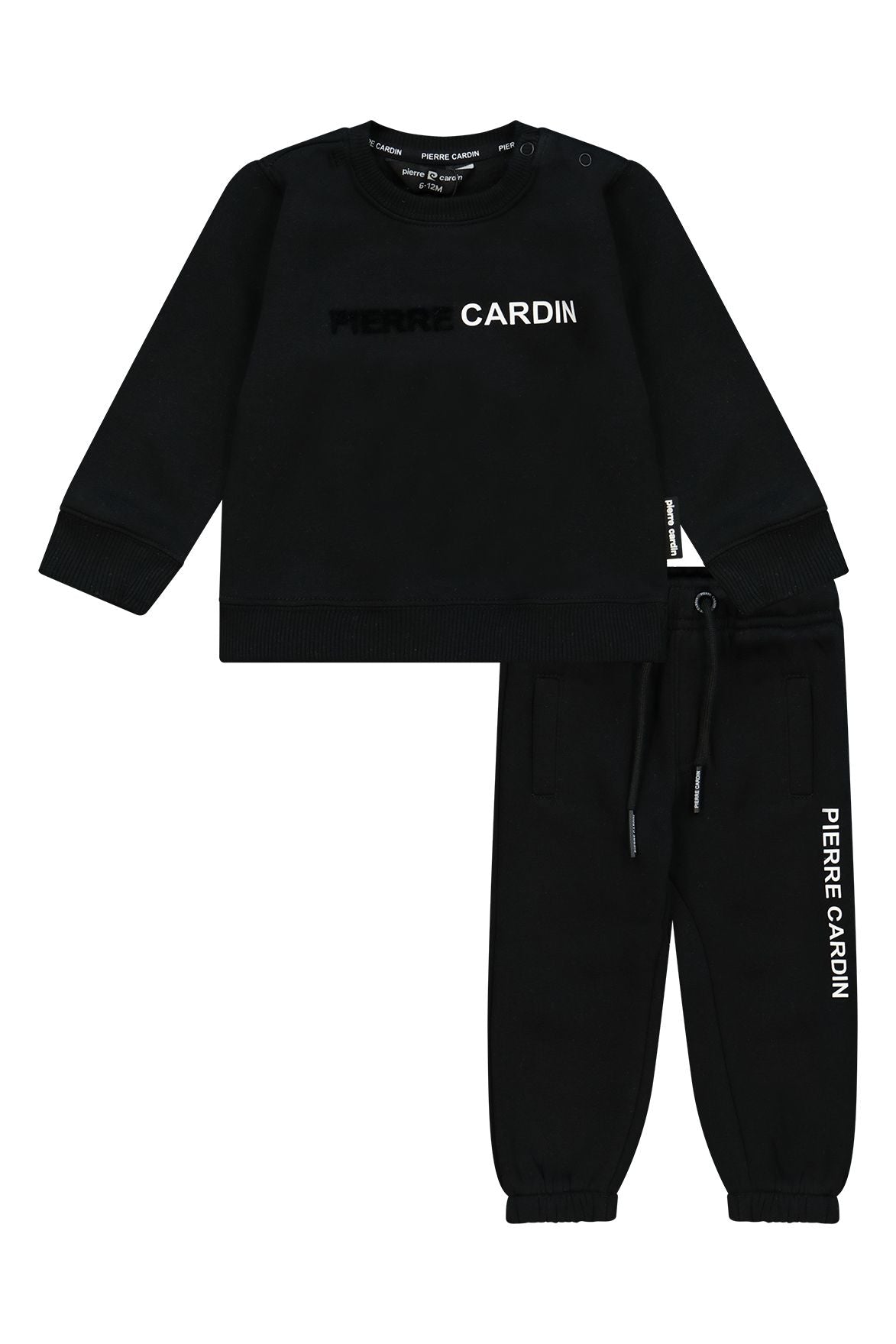 חליפת טרנינג PIERRE CARDIN קפוצ'ון לתינוקות BLACK / 3-6M