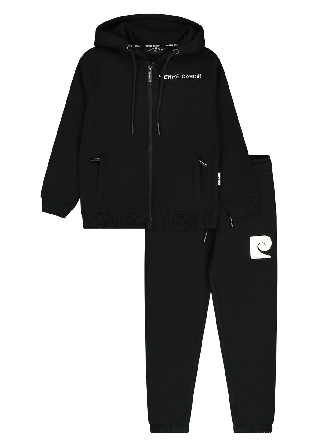 חליפת טרנינג PIERRE CARDIN כיס בצד לילדים BLACK / 4Y