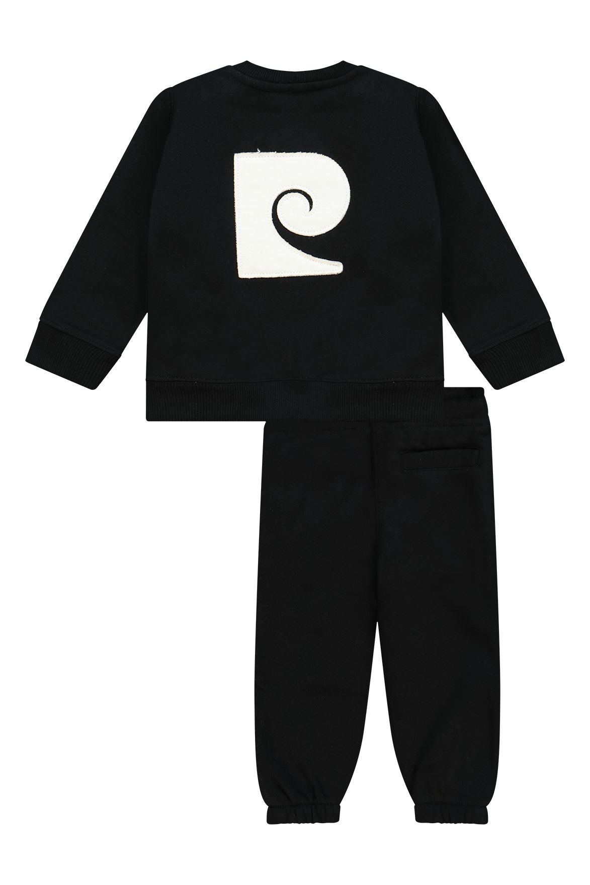 חליפת טרנינג PIERRE CARDIN כיס בצד לתינוקות BLACK / 3-6M