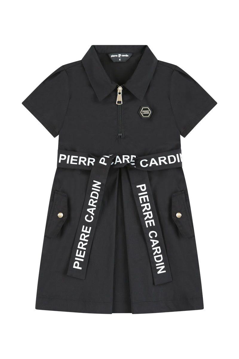 שמלת PIERRE CARDIN קשירה לילדות Black / 4Y