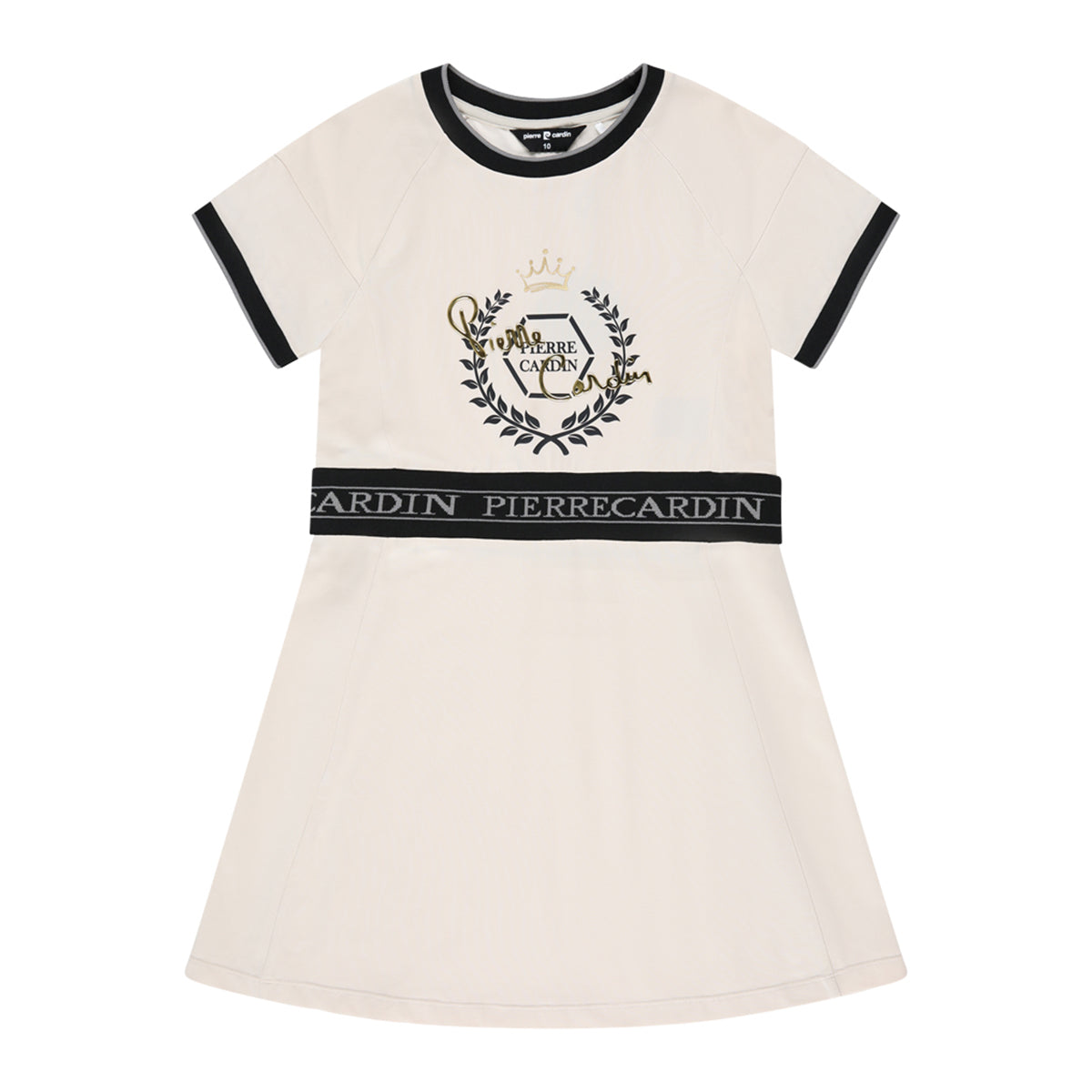 שמלת PIERRE CARDIN לוגו שלט אצולה לילדות