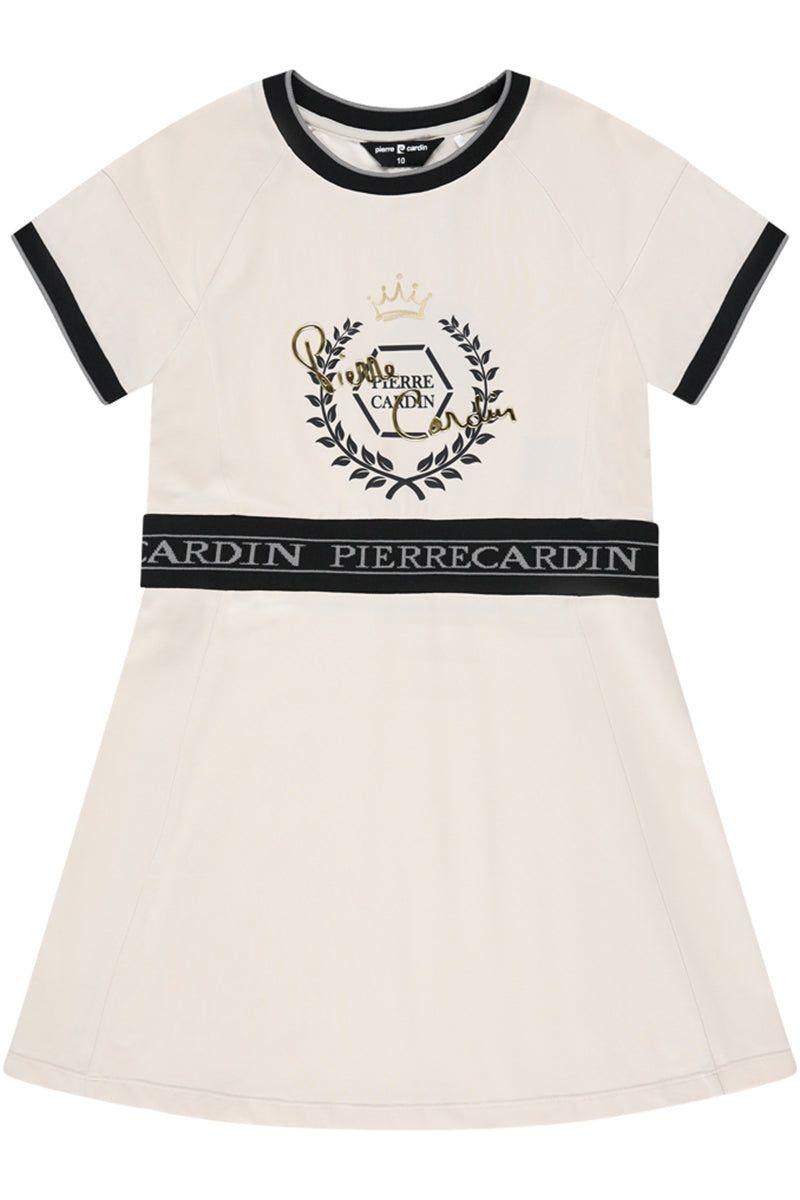 שמלת PIERRE CARDIN לוגו שלט אצולה לילדות