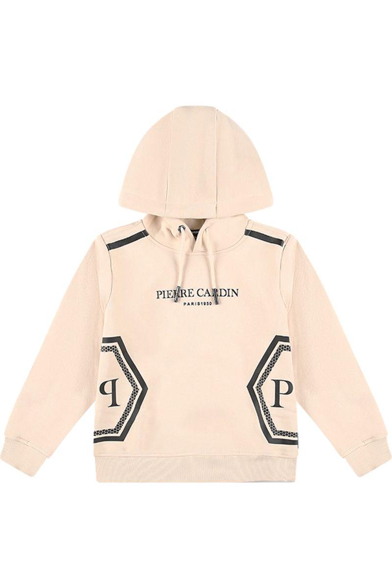 קפוצ'ון PIERRE CARDIN לוגו משושה לילדים