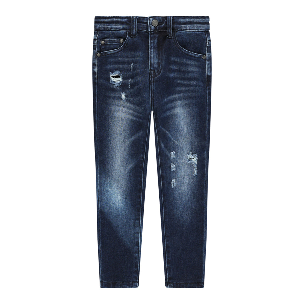 מכנסי ג'ינס PIERRE CARDIN משופשפים קרעים בצד לילדים