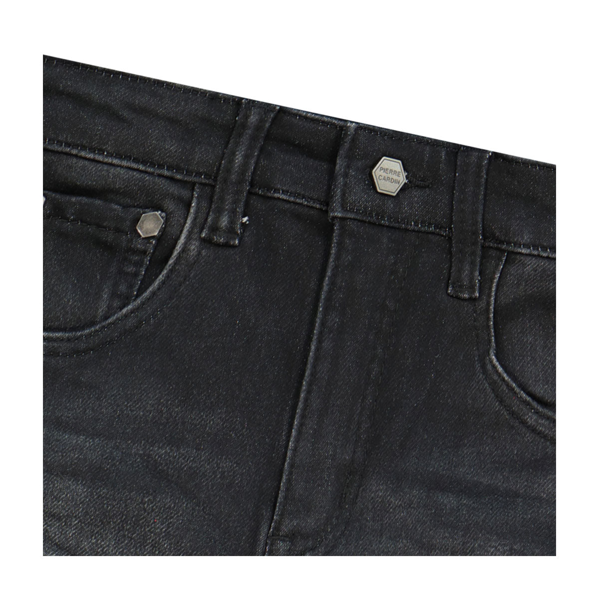 מכנסי ג'ינס PIERRE CARDIN הדפס לוגו בצד לילדים