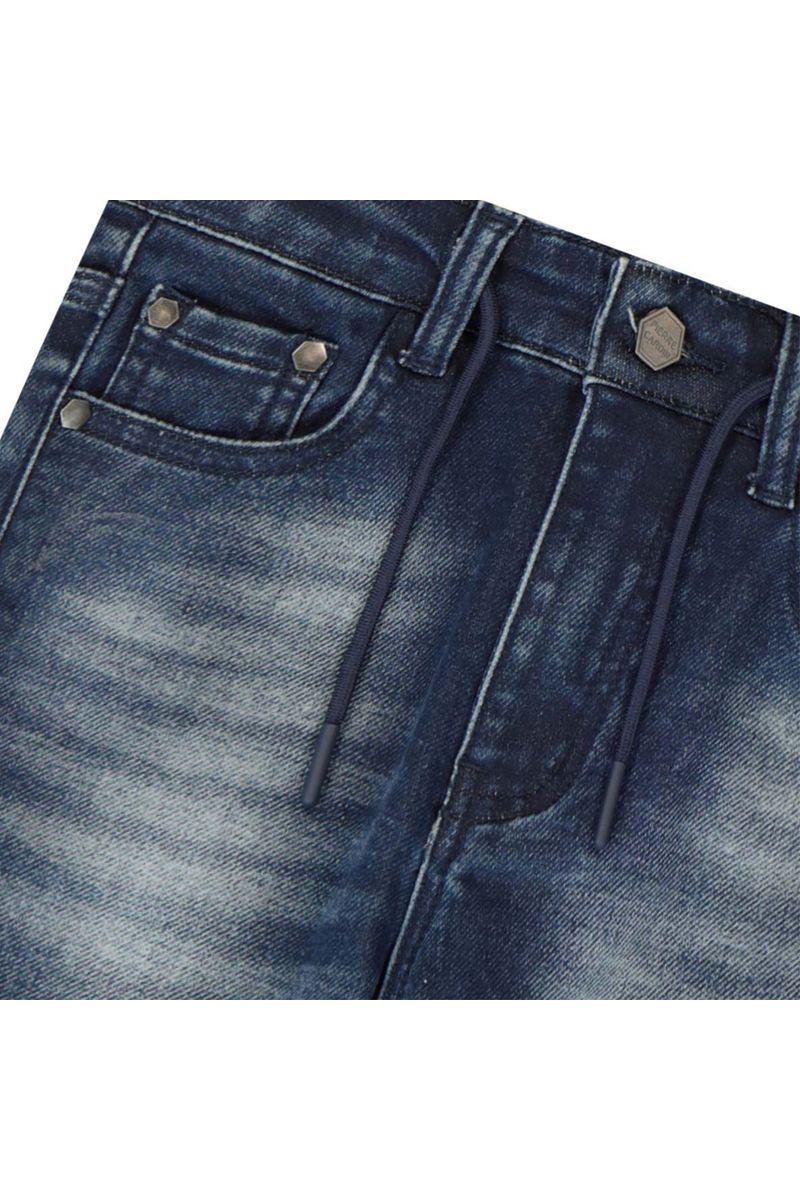 מכנסי ג'ינס PIERRE CARDIN עיצוב מיוחד בכיס האחורי לילדים