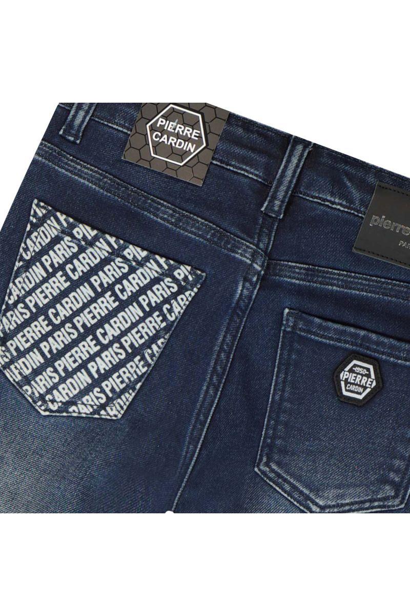 מכנסי ג'ינס PIERRE CARDIN עיצוב מיוחד בכיס האחורי לילדים