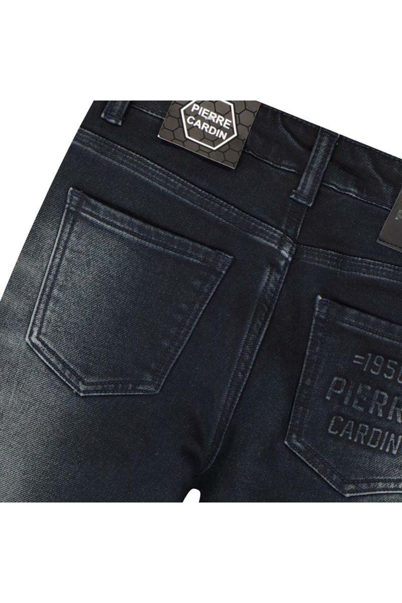 מכנסי ג'ינס PIERRE CARDIN לוגו מותג בברך לילדים