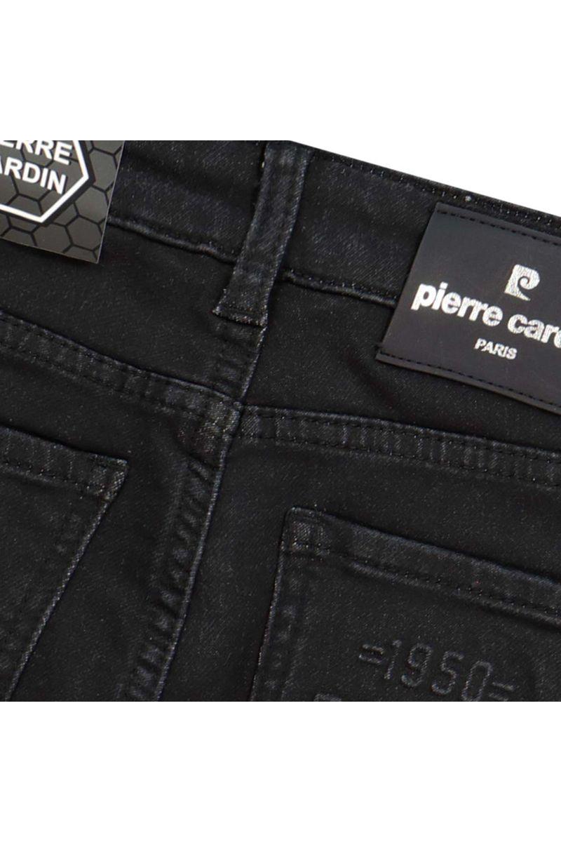 מכנסי ג'ינס PIERRE CARDIN לוגו מותג בברך לילדים