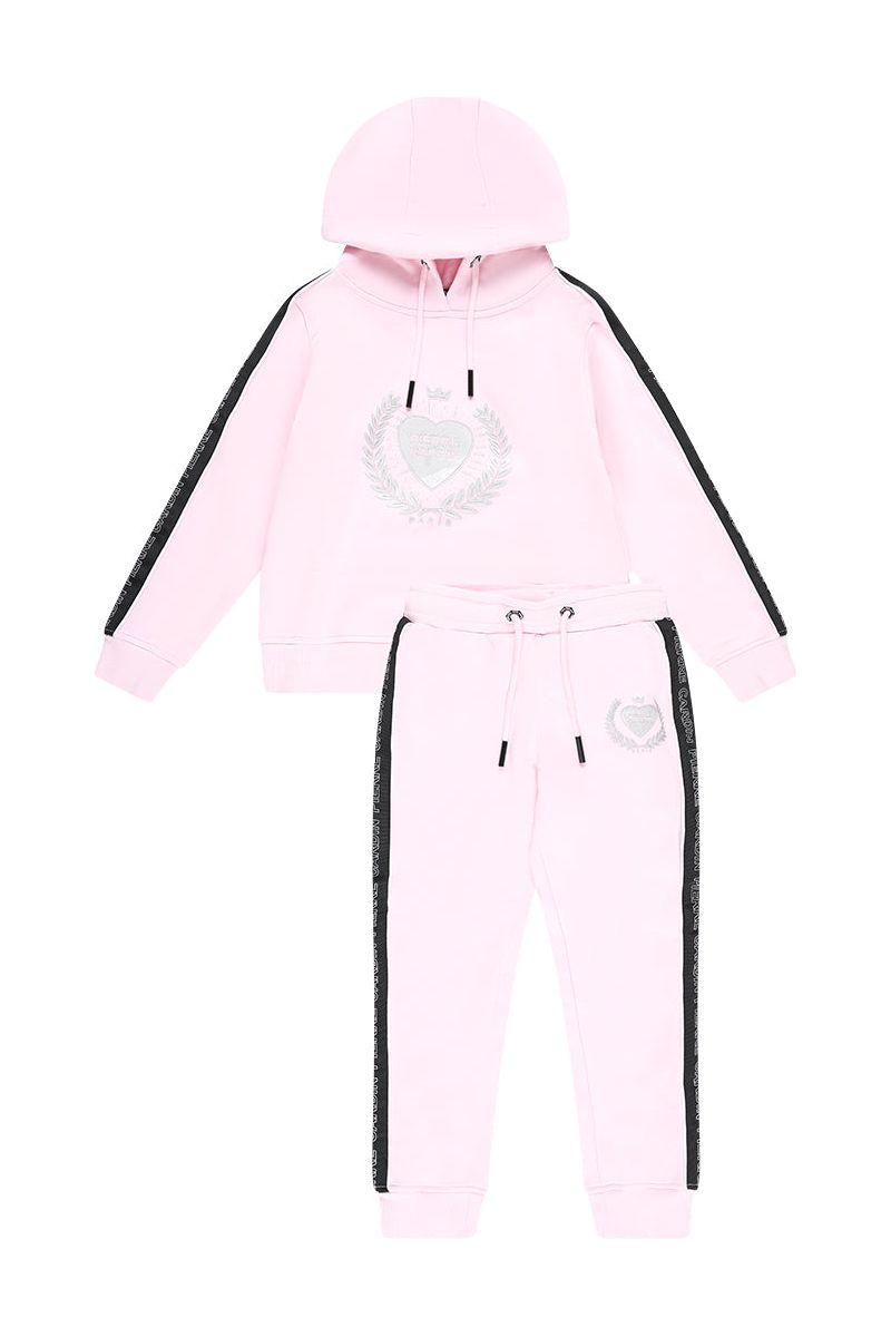 חליפת טרנינג PIERRE CARDIN לב מעוטר לילדות