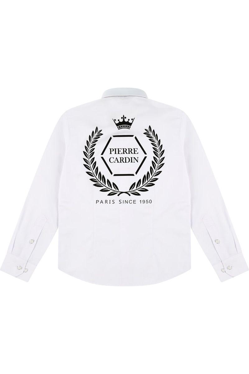 חולצה מכופתרת PIERRE CARDIN לוגו שלט אצולה לילדים