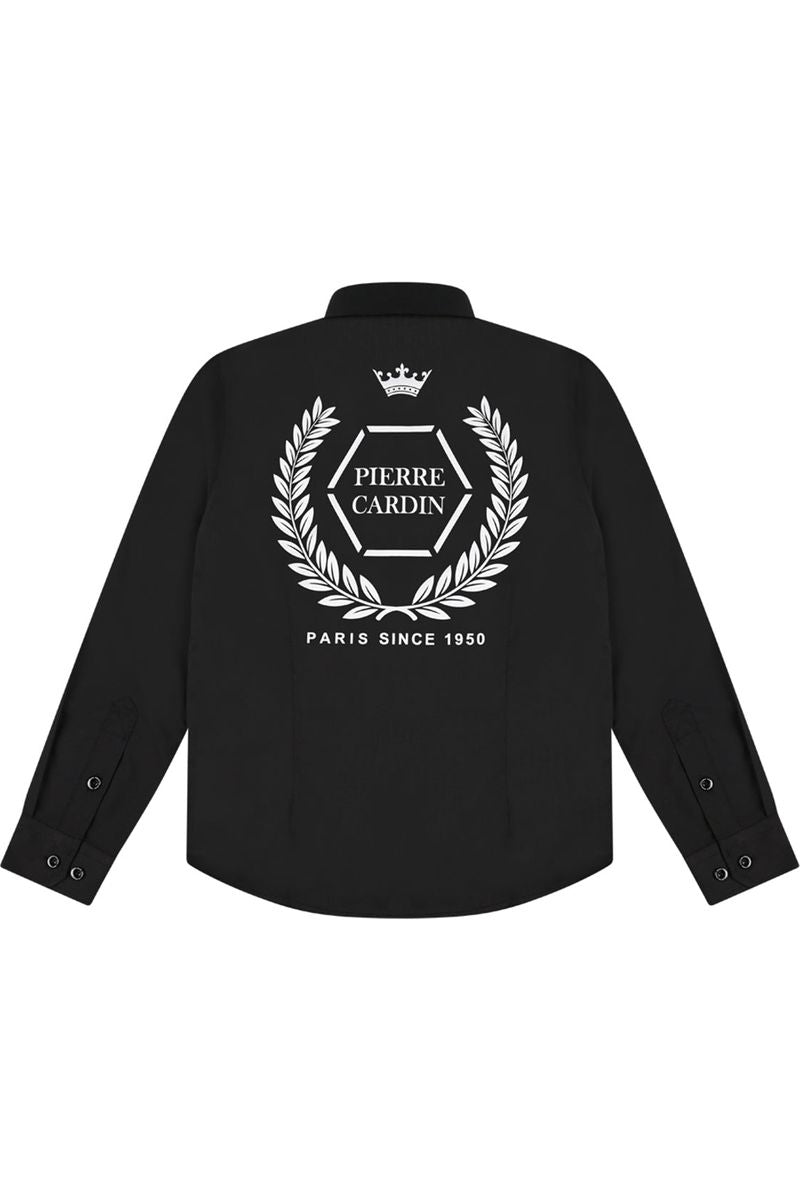 חולצה מכופתרת PIERRE CARDIN לוגו שלט אצולה לילדים