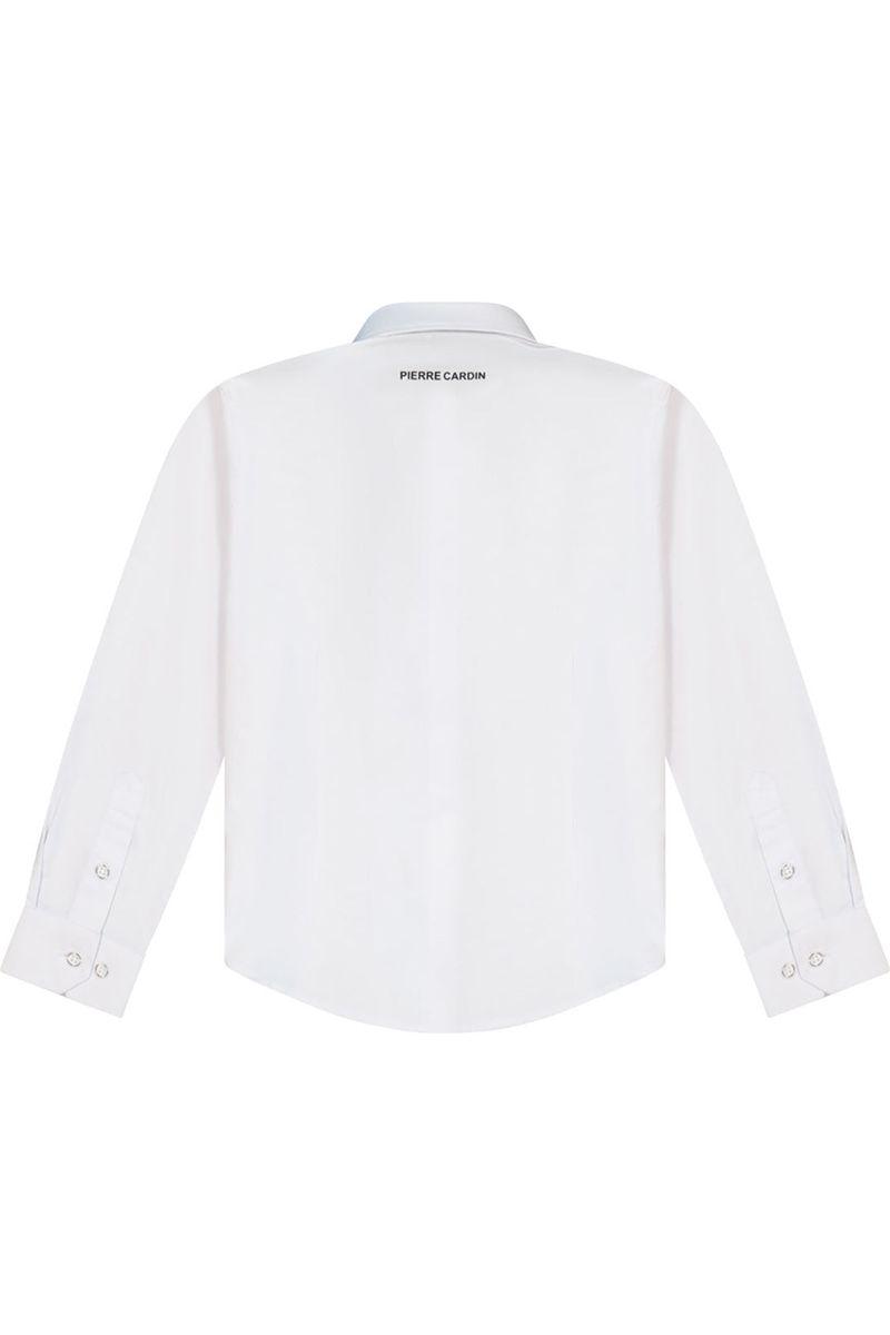 חולצה מכופתרת PIERRE CARDIN לוגו מוטבע לילדים