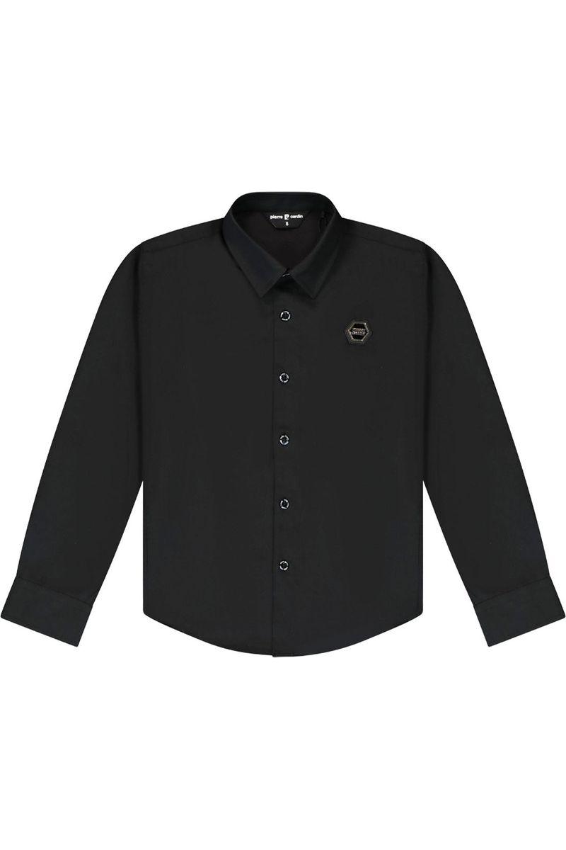 חולצה מכופתרת PIERRE CARDIN לוגו מוטבע לילדים