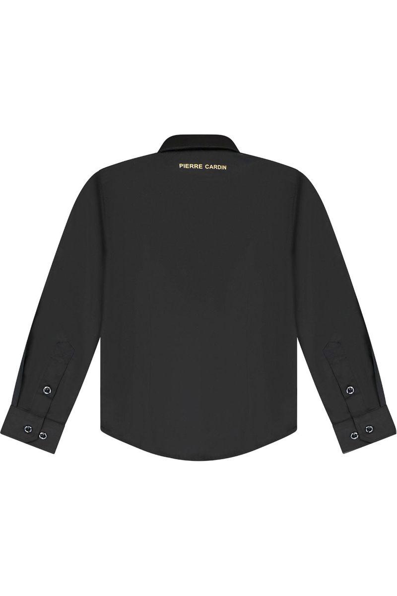 חולצה מכופתרת PIERRE CARDIN לוגו מוטבע לילדים