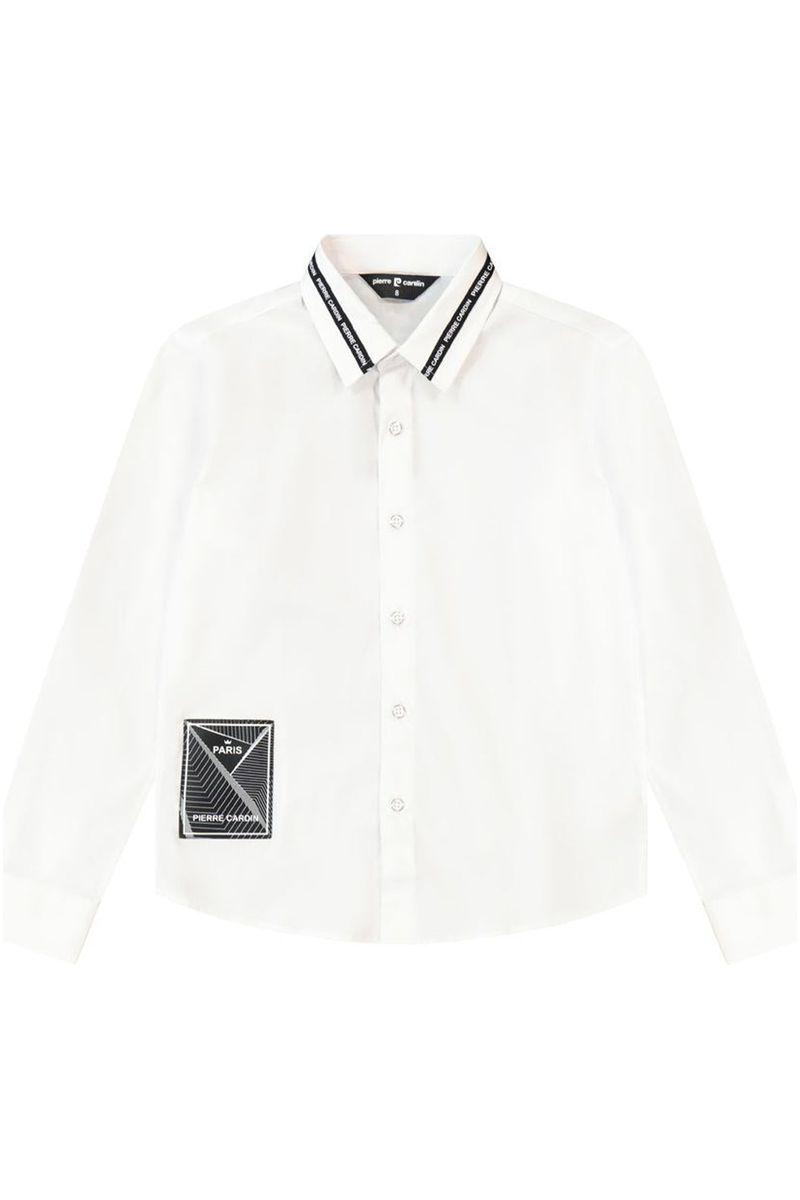 חולצה מכופתרת PIERRE CARDIN פאץ' בצד לילדים