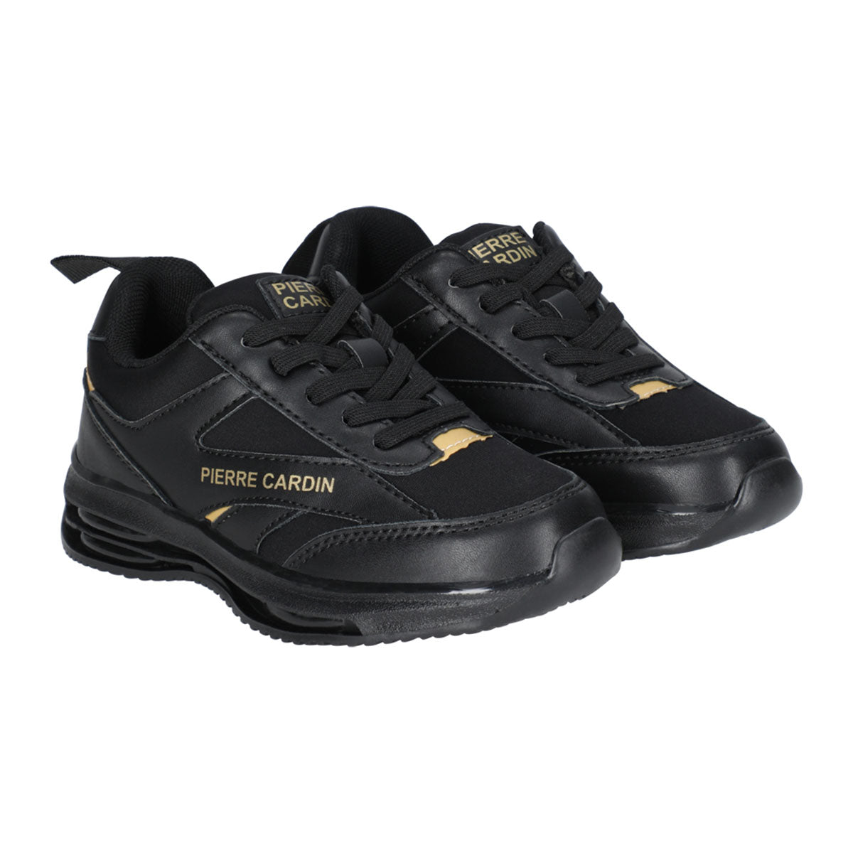 נעלי PIERRE CARDIN לוגו בצד לילדים Black / 21