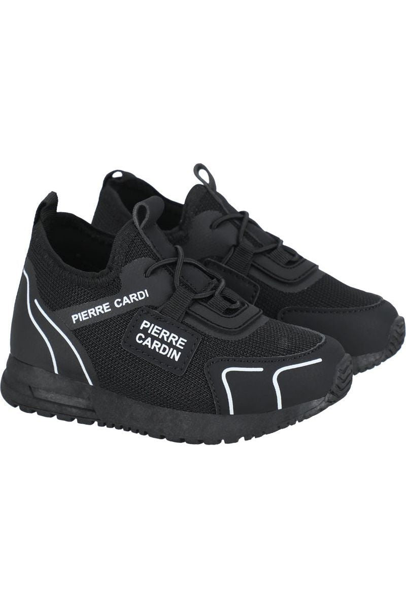 נעלי גרב PIERRE CARDIN ממותגת בצד לילדים Black / 21