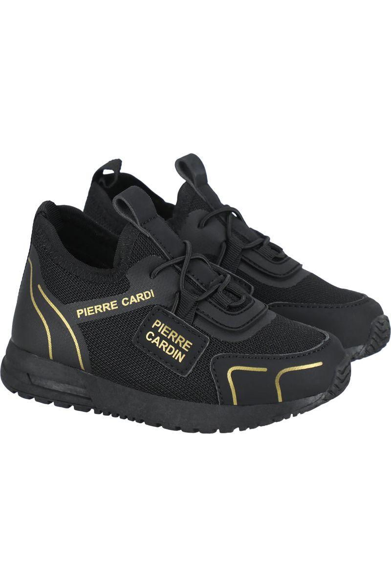 נעלי גרב PIERRE CARDIN ממותגת בצד לילדים Black / 21