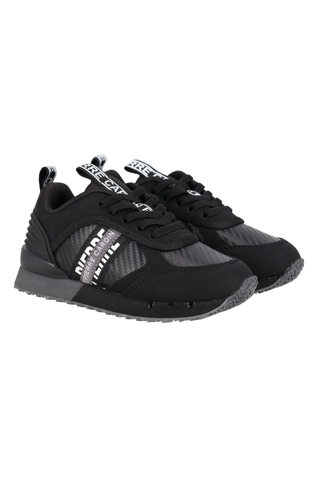 נעלי PIERRE CARDIN ספורט לוגו באמצע לילדים BLACK / 21