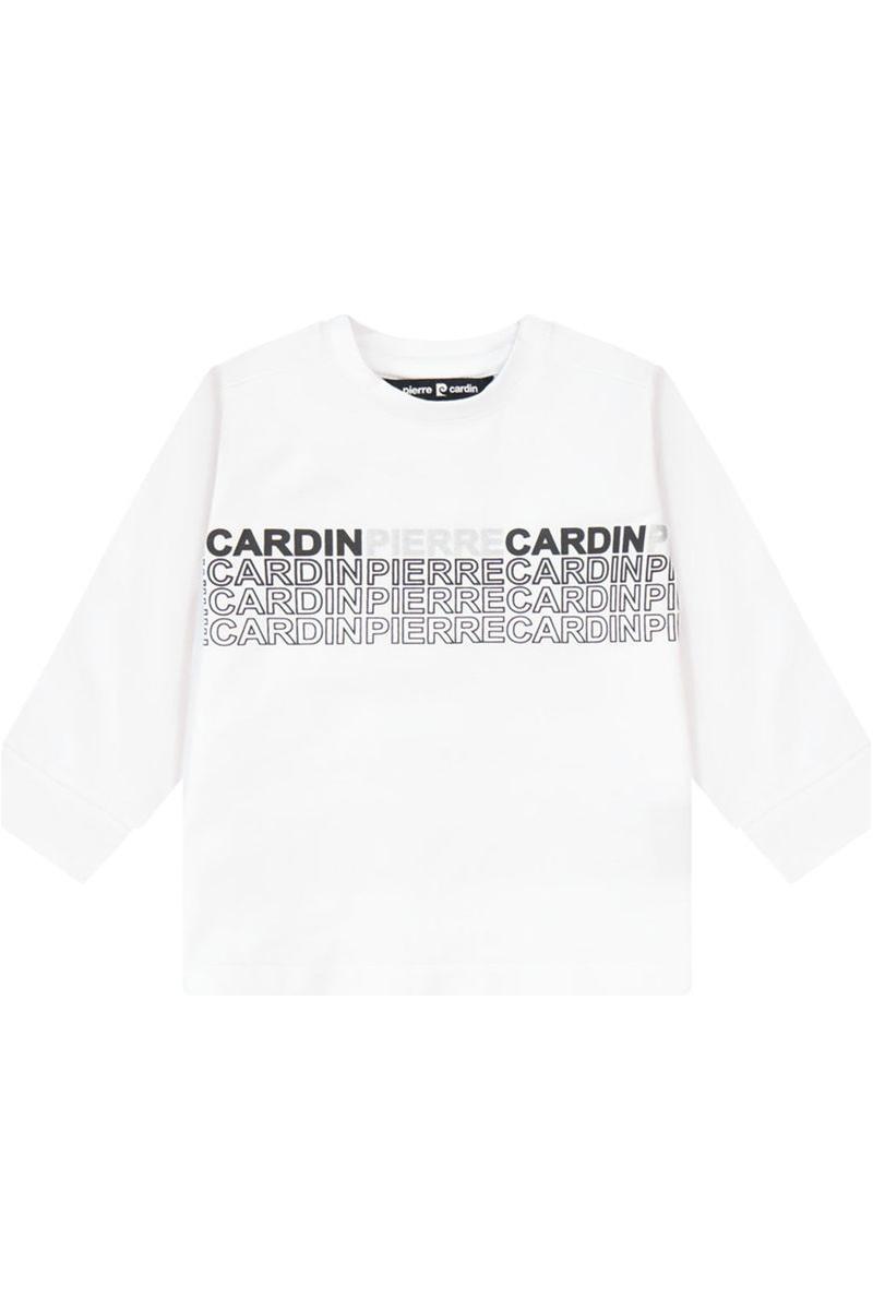 חולצת טי שרט PIERRE CARDIN ארוכה ממותגת לתינוקות