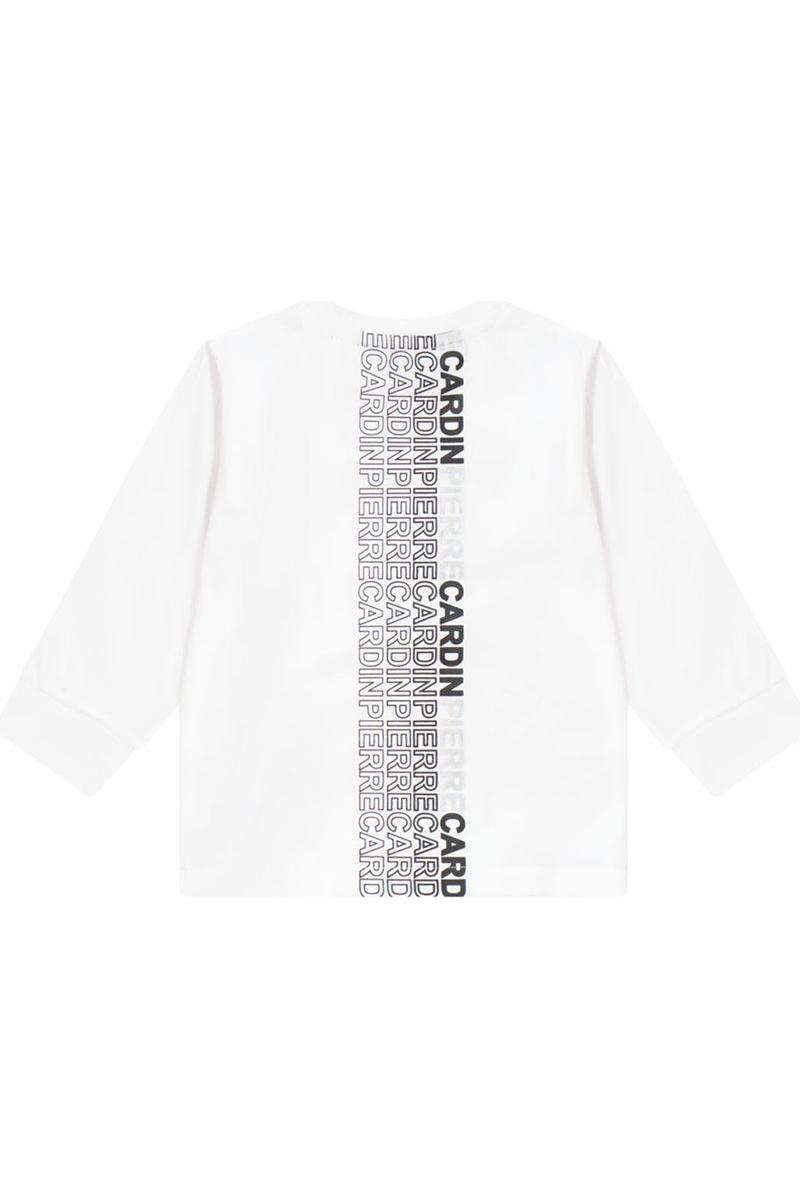 חולצת טי שרט PIERRE CARDIN ארוכה ממותגת לתינוקות