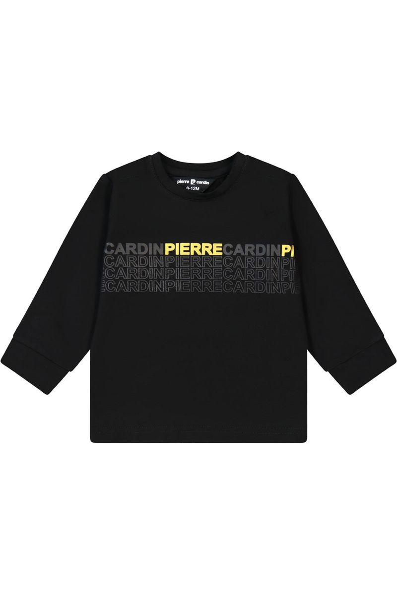 חולצת טי שרט PIERRE CARDIN ארוכה ממותגת לתינוקות