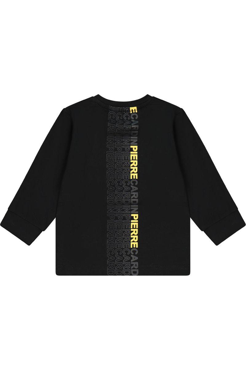 חולצת טי שרט PIERRE CARDIN ארוכה ממותגת לתינוקות