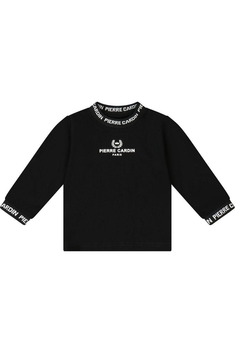 חולצת טי שרט PIERRE CARDIN ארוכה לוגו בצווארון לתינוקות