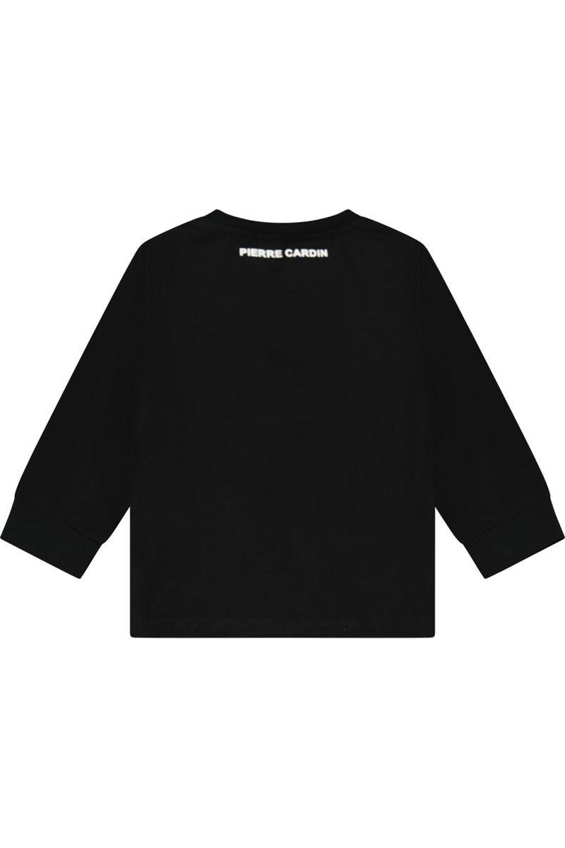 חולצת טי שרט PIERRE CARDIN ארוכה הדפס לוגו בצד לתינוקות