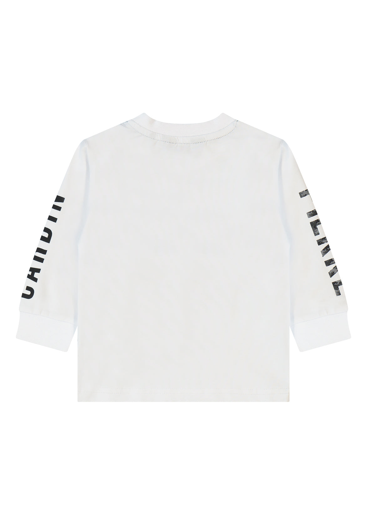 חולצת טישירט PIERRE CARDIN לוגו מותג מודפס בצווארון לילדים WHITE / 4Y