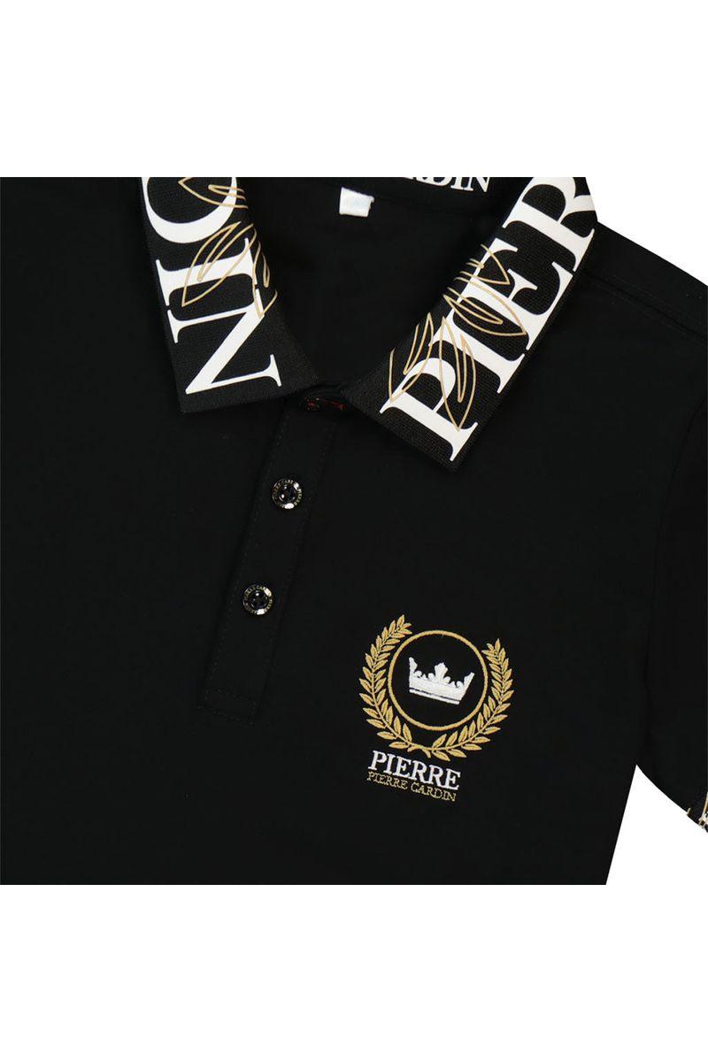 חולצת צווארון PIERRE CARDIN הדפס לוגו בצווארון לילדים