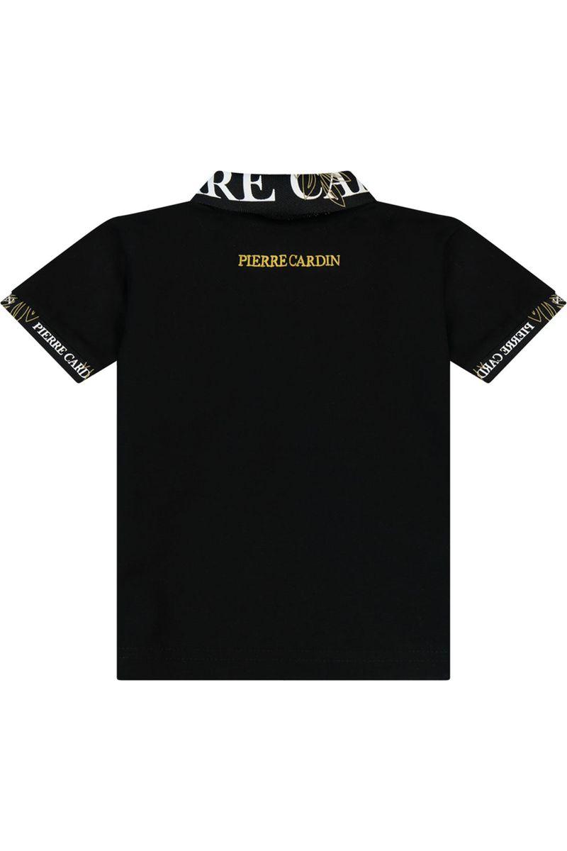 חולצת צווארון PIERRE CARDIN לוגו מעוטר לתינוקות