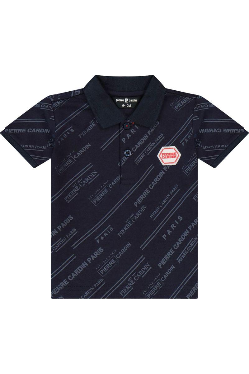 חולצת צווארון PIERRE CARDIN לוגו בצד לתינוקות