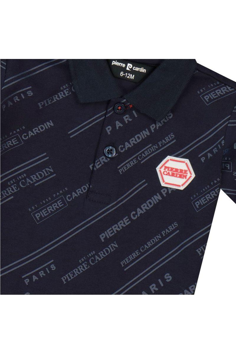 חולצת צווארון PIERRE CARDIN לוגו בצד לתינוקות