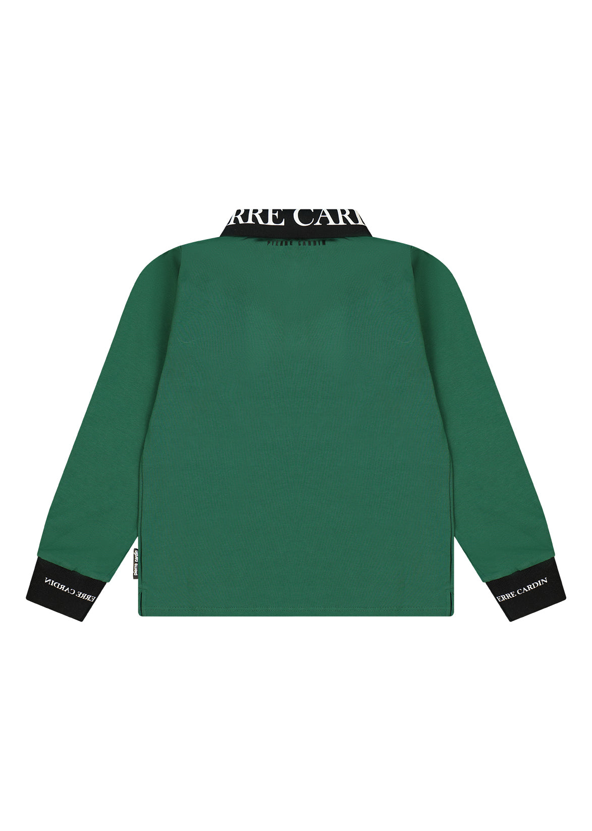 חולצת צווארון PIERRE CARDIN לוגו מותג בצד לילדים Green / 4Y