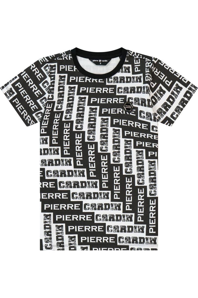 חולצת טי שרט PIERRE CARDIN הדפס לוגו לילדים